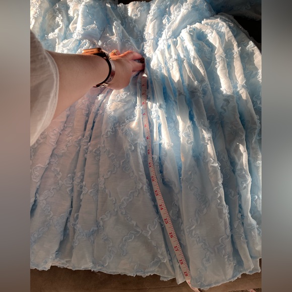 NWT MABLE babydoll dress baby blue - Picture 5 of 6